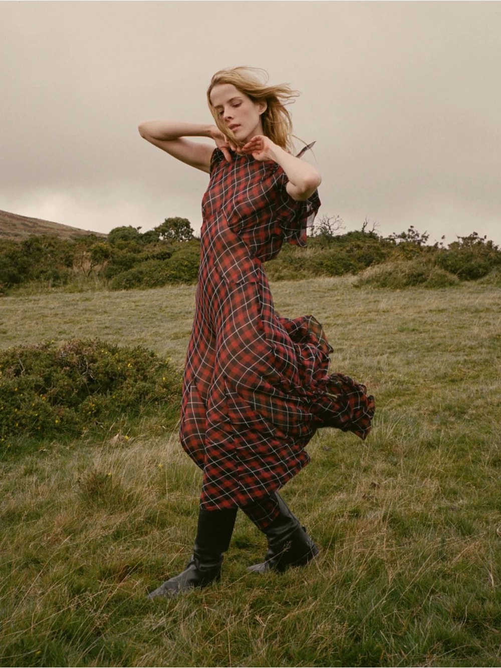 Doen Gillianne Dress in Adaline Plaid
